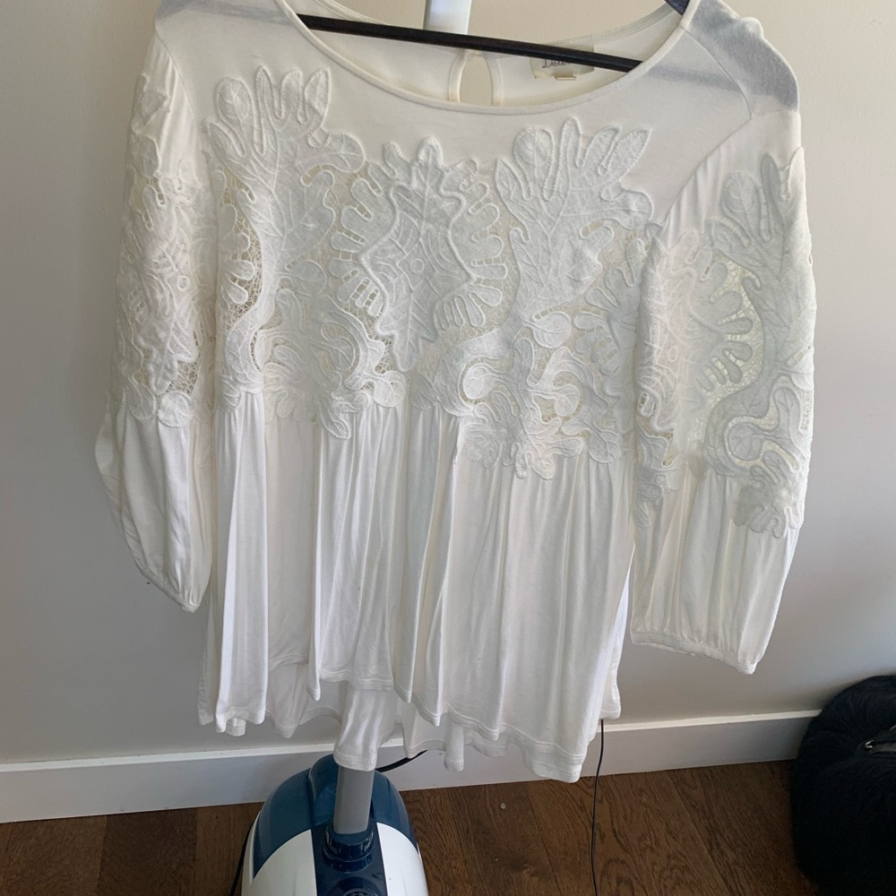 Anthropologie peplum top